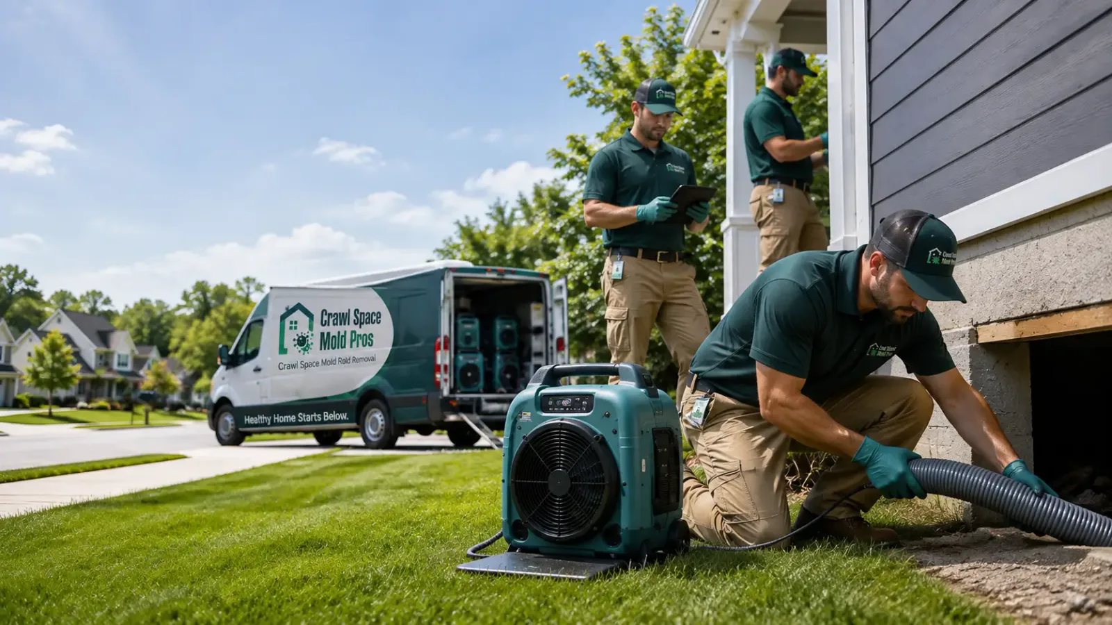 Crawl Space Mold Removal in Colon, MI
